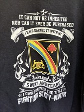 Pre-owned US  Army 69th Infantry Hooded Sweatshirt Black XL