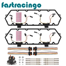 For 94-97 Ford Powerstroke 7.3L Valve Cover Gaskets Harnesses & Glow Plug+Relay