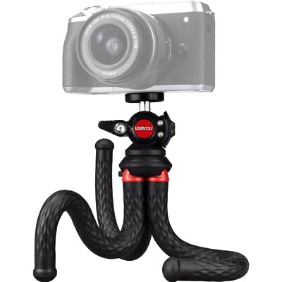 Wildkamera Stativ Mini-Stativ Flexible Kamera Tripod Schwarz Klein