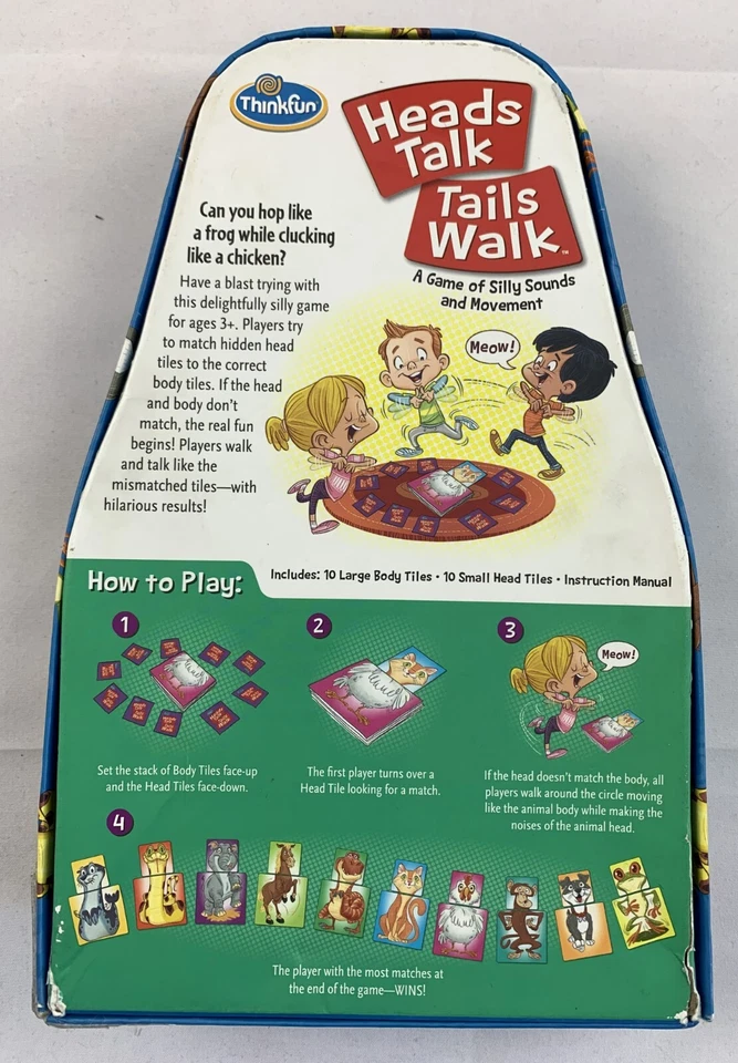 Heads Talk Tails Walk Thinkfun Partyspiel Gesellschaftsspiel Spiel Vollständig - Bild 4 von 4