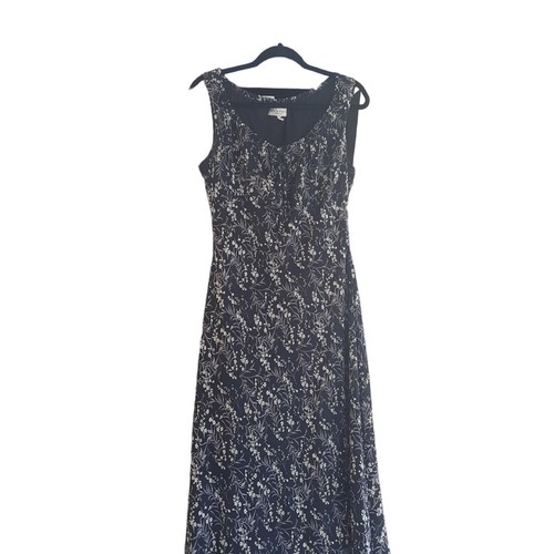 Vintage Alyn Paige Sleeveless Floral Gauze Maxi Dress Y2K Size L Womens Fairy - Picture 5 of 13
