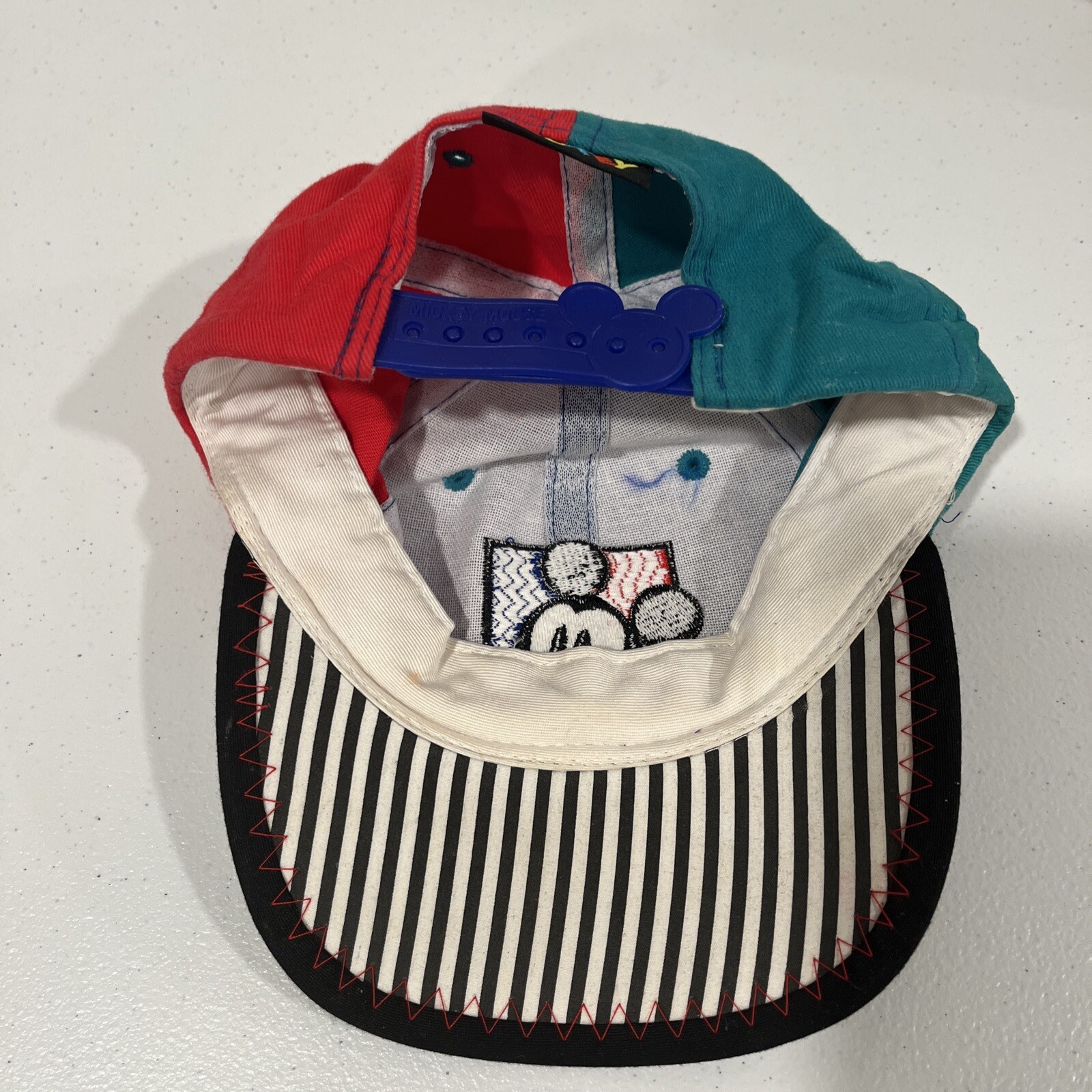 Vintage Mickey & Co. Walt Disney Fresh Caps Drew Pearson Green Red Blue Kids Hat