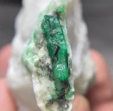 100GM | Unique Emerald Crystals with Matrix Specimen | Swat, Pakistan