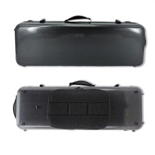15-16.5 Inch Viola Case Box for Viola Black Carbon Fiber Oblong with Sheet Bag