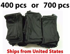 400 or 700 Black Micro Fiber Sunglasses Carrying Pouch Soft Case Glasses Bag USA