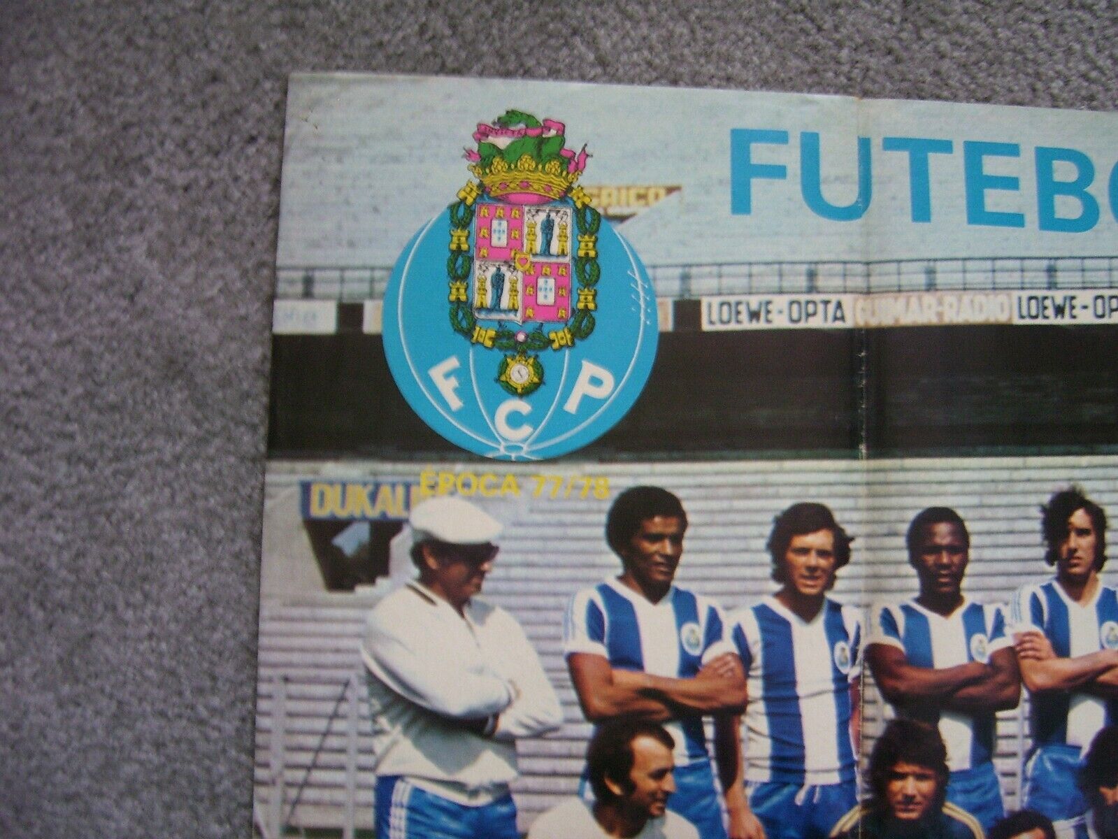 Futebol Clube Do Porto 1977/78 Champions 22 1/4 x 34 Poster