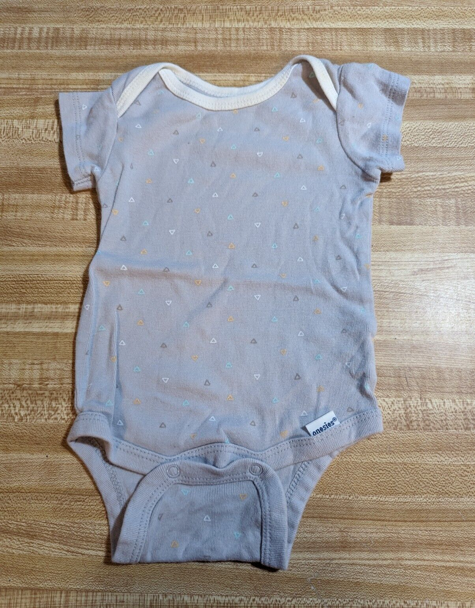 Gerber Gray Baby Onesie Gerber Baby Onesie® 6-9 M Hi Hello There