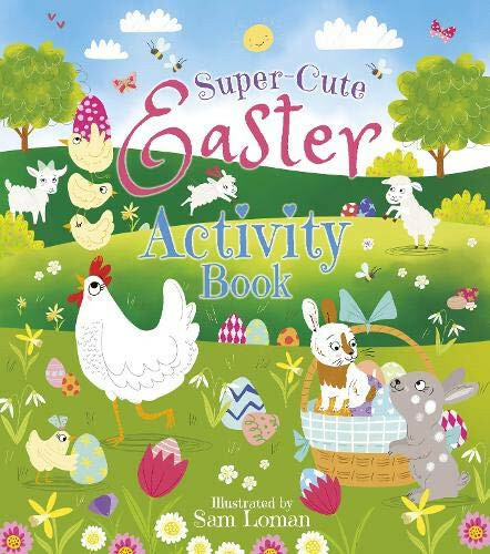 Super-Cute Easter Activity Book for Children Kids age 6-8 NEW