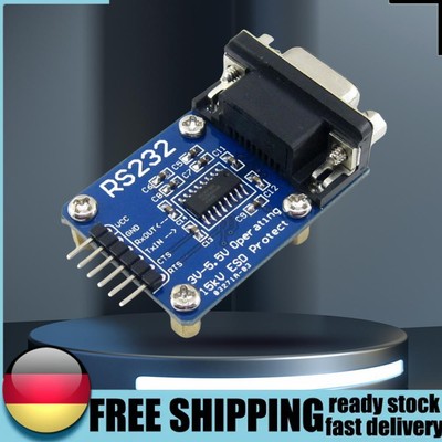 Waveshare DB9 To TTL Converter Board RS232 SP3232 Module SP3232 Chip Strip Cable