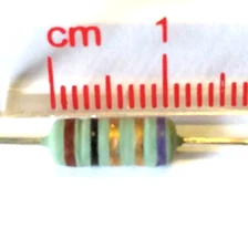 1 pc 1 ohm 3W Wire Wound Power Resistor with flameproof coating