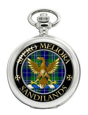 Sandilands Scottish Clan Pocket Watch