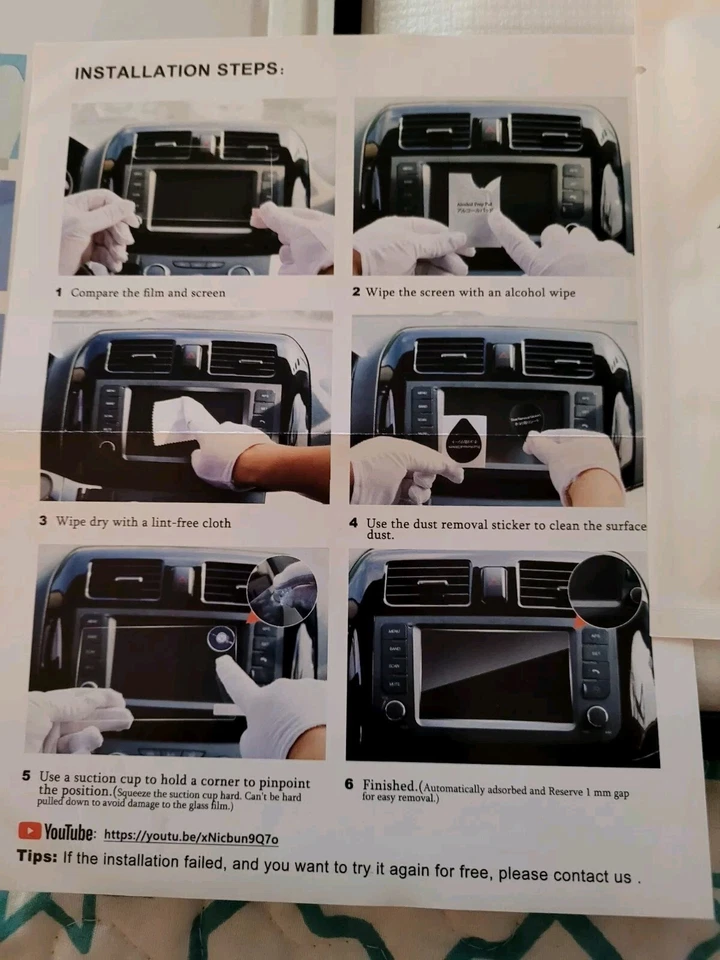 Zauts MO XT 5.5 Inch Glass GPS Screen Protector Gar*min 9H Tempered Glass/ 1 PC - Image 3 of 4