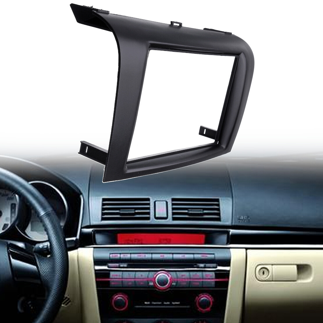 Car Stereo Radio Fascia Panel Trim 2 Din Frame Kit For Mazda 3