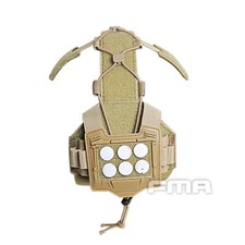Cubierta de casco FMA Tactical Universal Agility Bridge con caja de batería NVG equipo