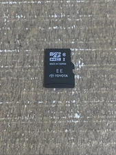 ONE USED OEM TOYOTA NAVIGATION MAP MICRO SD CARD  86271-0E070 EE