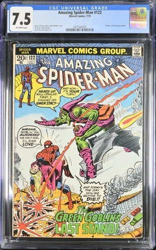 MARVEL Amazing Spider-Man #122 Comics 1973 CGC 7.5 "Death" of the Green Goblin