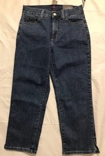 NYDJ Not Your Daughter Jeans Original Slimming Fit Cropped Womens Size 6 Blue
