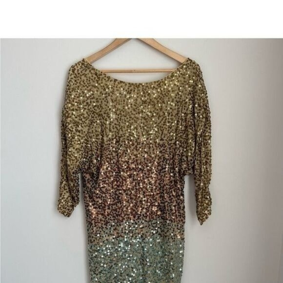 jen's pirate booty sequin dress JEN'S PIRATE BOOTY IVORY SEQUINED CELESTIAL MINI DRESS BNWT SIZE P/S
