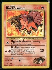 Brock's Vulpix 37/132 Uncommon Gym Challenge Pokemon Moderately Played on eBay