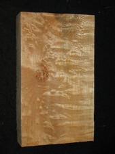 Cuchillo artístico artesanal tallado bloque madera arce acolchado llamar 12" AAAAA