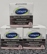 3 X Cetaphil Healthy Radiance RENEWING CREAM (1.7oz/48g) Brand NEW - THREE BOXES
