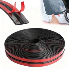 T-Shape Windshield Weather Stripping, 30mm x 26.2 FT Rubber Seal