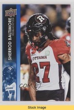 2022 Upper Deck CFL Blue Sherrod Baltimore #30 READ 1g4p