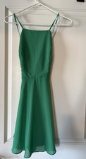 Lulu’s Green Cocktail Casual 100% Polyester Dress Size Small NWT