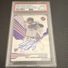 2024 Topps Pristine Autograph Pete Crow-Armstrong #PA-PC Purple /99 PSA 10 Cubs