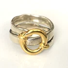 Vintage Ring MARKED PZ ISRAEL 925 STERLING SILVER Size 7 Band Jewelry lot y