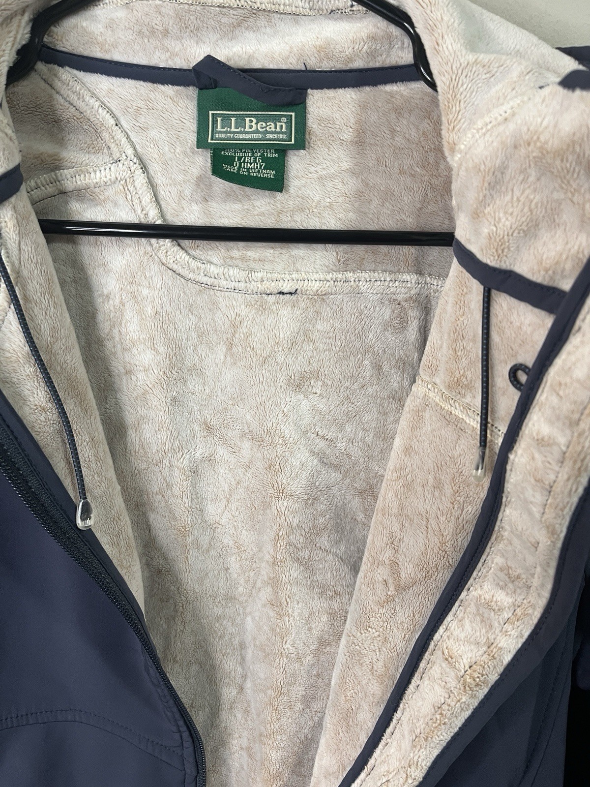 LL Bean Windproof Softshell Jacket Men Large Allo… - image 6