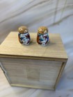 Vintage Japanese Lustre Ware Flower Salt And Pepper Shakers Made In Japan — photo 2