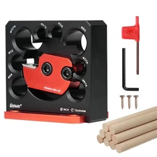 Dowel Maker Jig Kit Imperial 5/16-3/4 inch Aluminum Alloy 8-Hole Round Rod