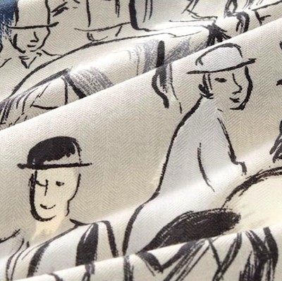 Hermes Shawl Scarf Stole Paddock Gray Pewter Cashmere Silk Auth