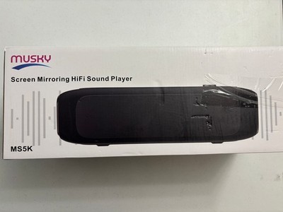 MUSKY Smart Karaoke Machine for Adults - with Screen mirroring, 2 Wireless Mi...