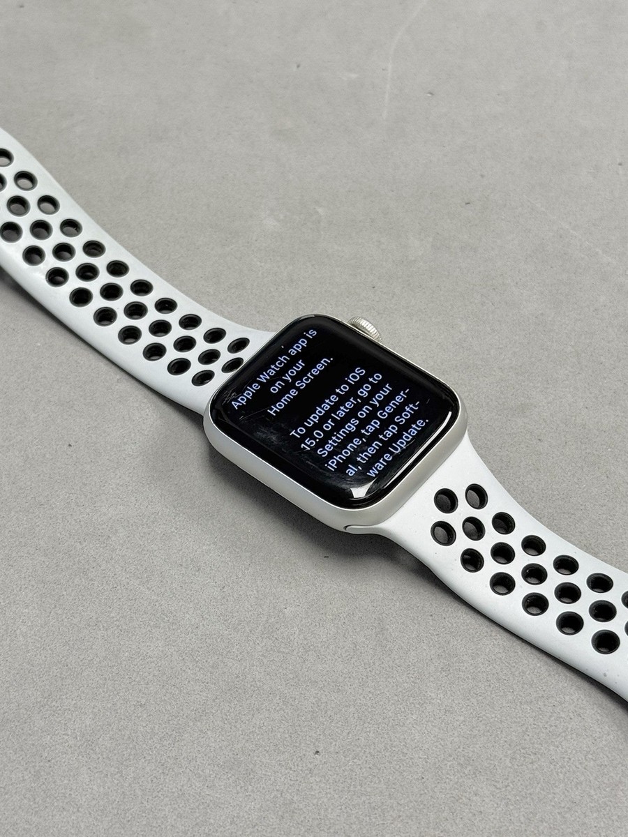 Apple Watch SE (40mm) Nike Edition GPS – Silver Aluminum | eBay