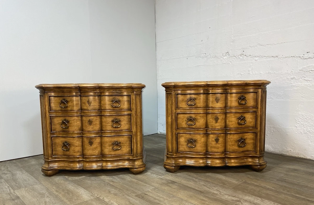 送料込み　vintage thomasville ナイトテーブル Nightstand Only) Vintage Huntley by Thomasville Campaign Style 2