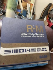 R-M Color Strip System Paint chip 1979-1990 automotive intl. production color
