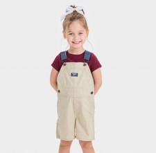 Oshkosh B gosh Toddler Girls Chino Shortalls 4T