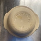 Th Pampered Chef LTD Stoneware Mini 9" Baking Bowl “K” EUC MUST SEE — photo 6