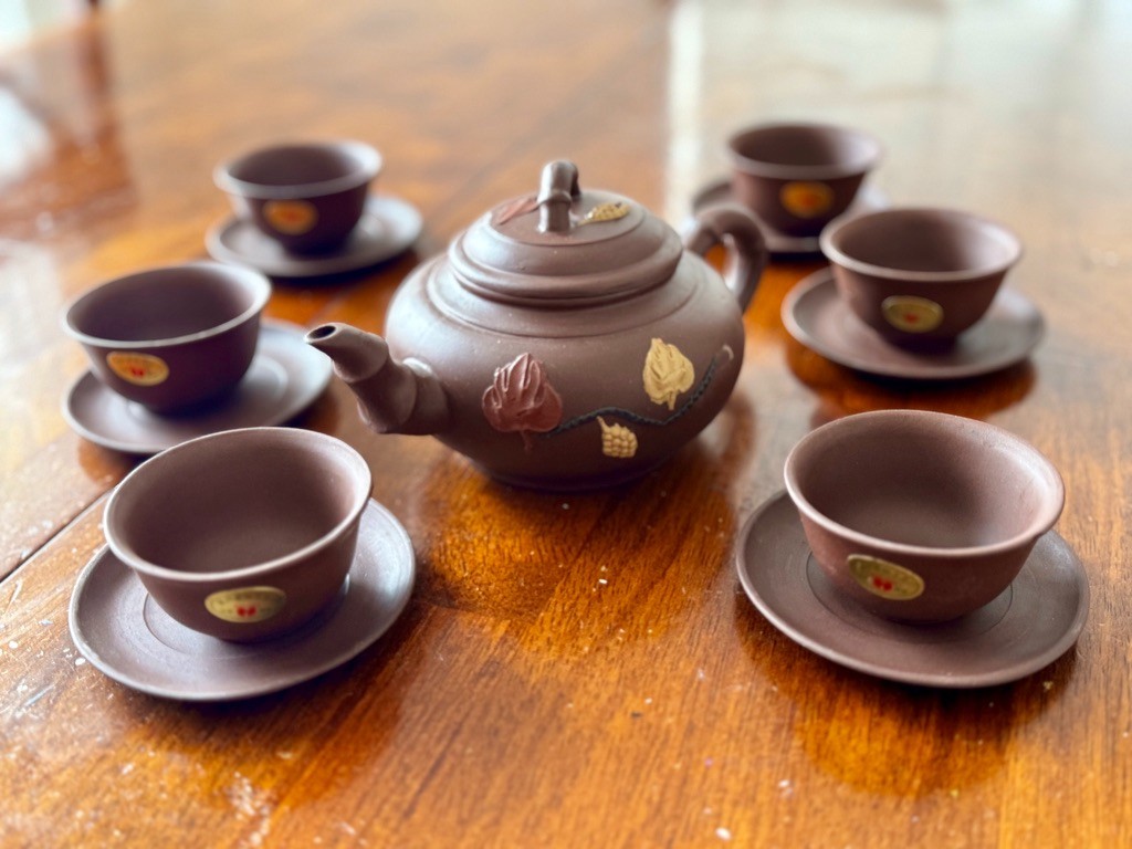 [YIXING ZISHA] Authentic Chinese Clay Tea Set – Kung Fu Gongfu Teapot - 6 Cups
