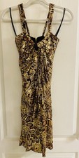 Women’s Bebe Snake Print Corset Dress Size Small NWOT