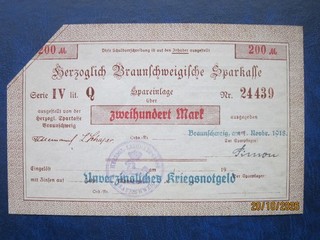 200 Mark Braunschweig LBN Braunschweig Grabowski : BRS 18 m