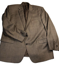 Lauren Ralph Lauren Mens 100 Wool 2-Piece Suit Charcoal Gray 42R 40W/32L