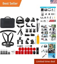 Professional Action Camera Accessory Set - 60 in 1 for All Outdoor Adventures