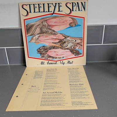 STEELEYE SPAN - ALL AROUND MY HAT 1975 UK 1st VINYL LP CHR 1091 A/B EX/VG