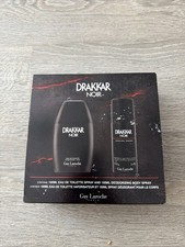 Image of Guy LaRoche Drakkar Noir Gift Set Eau de Toilette 100ml 50ml Body Spray New Box