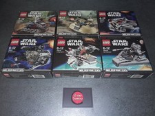 Lot 6 LEGO STAR WARS microfighters SERIE 1 sets N° 75028 à 75033 NEUF 2014