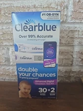 Clearblue Advanced Digital Ovulation Test Kit - (30 + 2) - Exp 04/2027