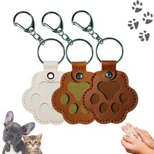3 Pcs Pet Hair Storage Keychain Set, Pet Memorial Collection Keepsake, Dog Fu...